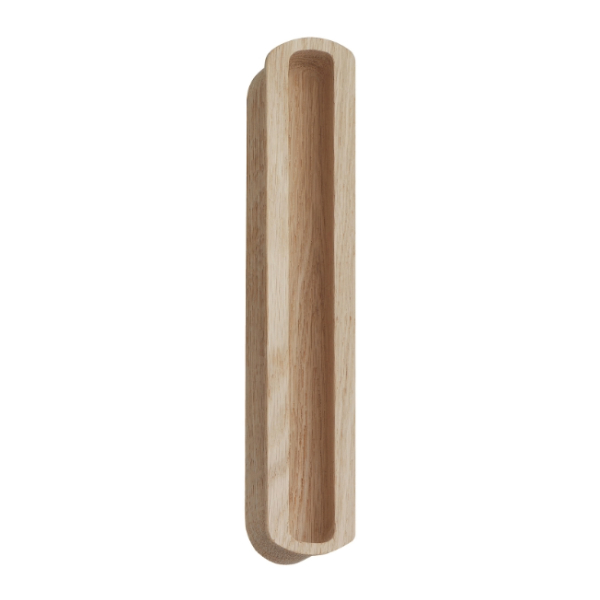 Wood recessed pull handles